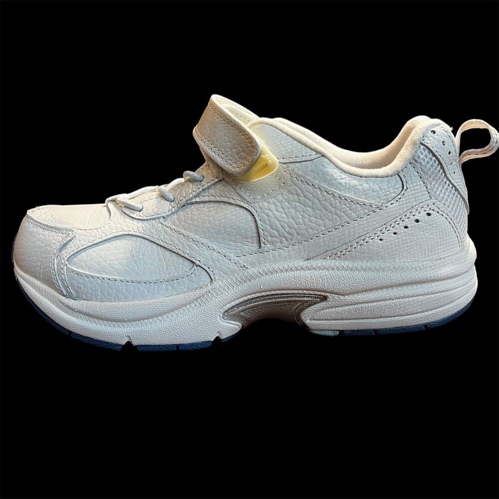 Dr. Comfort Women's Diabetic Walking Shoes White Size 8XW Spirit 3240 Leather